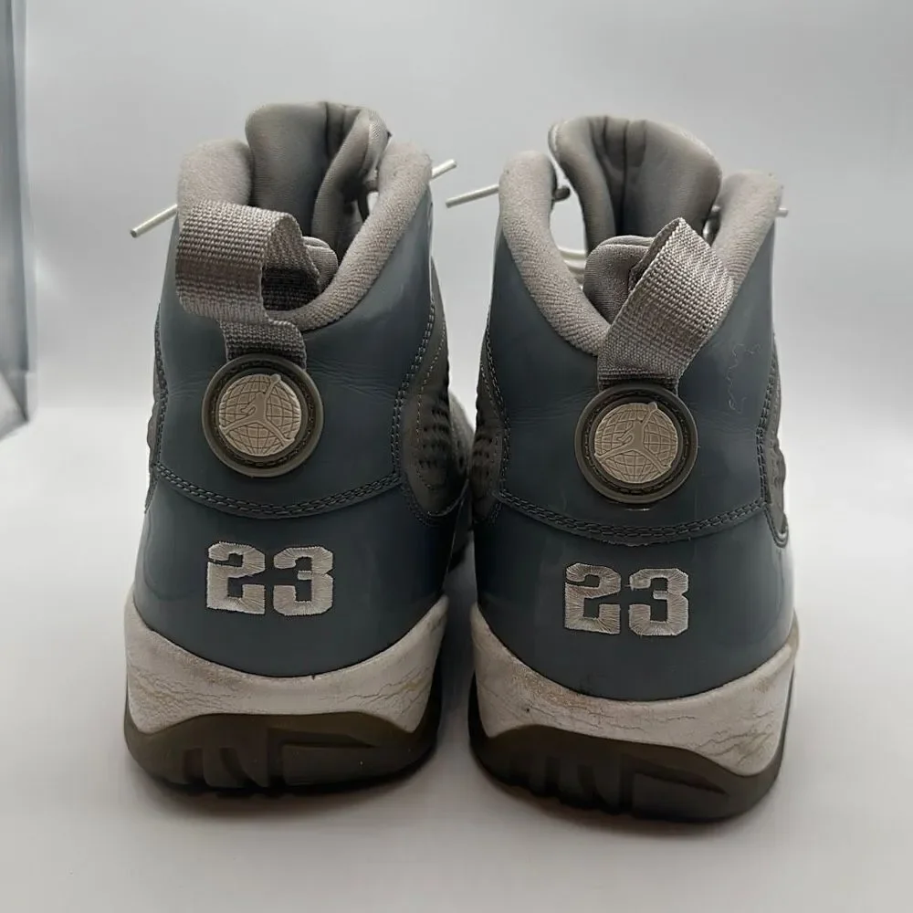2012 NIKE AIR JORDAN IX 9 RETRO COOL GREY WHITE CHARCOAL‎ 302370-015 Size 13.5
